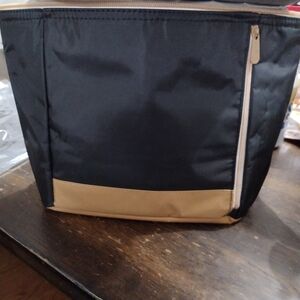 Thirty-One Black and Tan Tote Bag